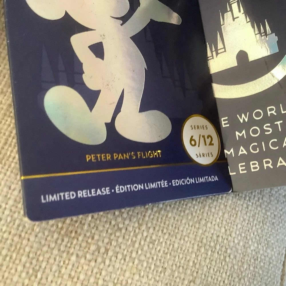 Disney parks Mickey Mouse main attraction Peter Pan 6/12 plush toy LR50th WDW - Picture 5 of 6